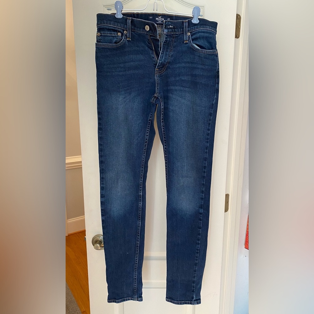 Men’s, Hollister Epic Flex skinny jeans, 30X34, like new!